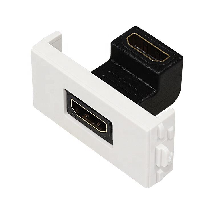 Ugreen 20318, Đầu Nối HDMI ÂmTường Đúc Sẵn Góc vuông 90 Độ Cao Cấp