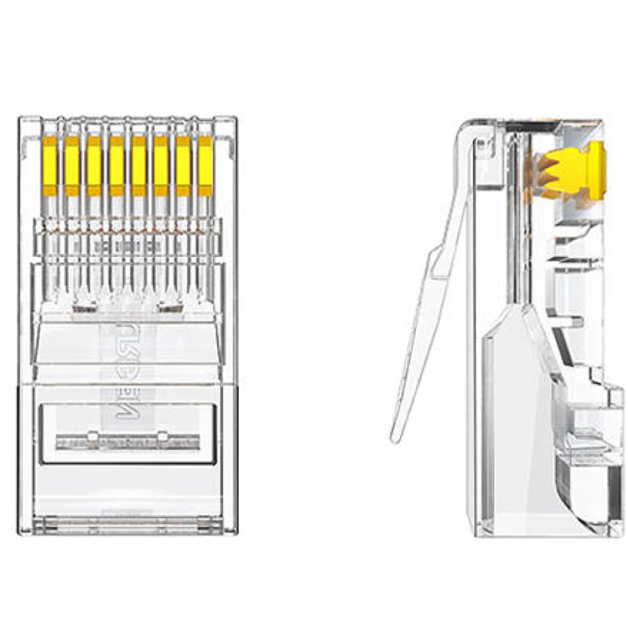 Ugreen 20802,  Đầu bấm mạng RJ45 chuẩn Cat5e cao cấp mạ vàng chính hãng