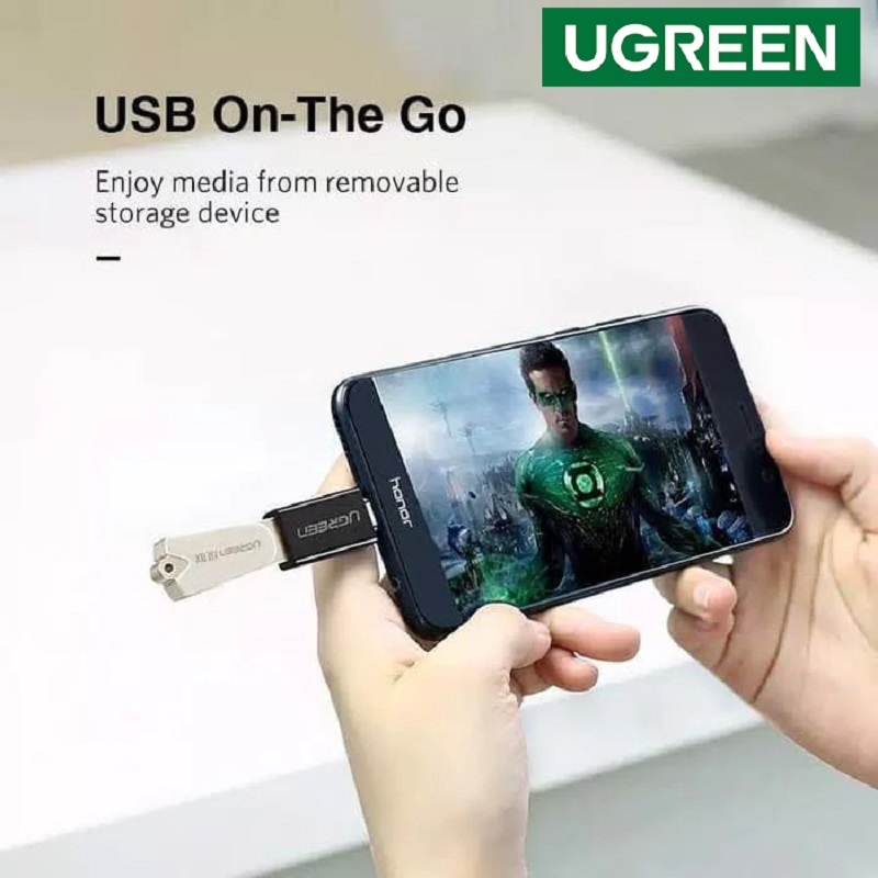 Ugreen 20808 Bộ chuyển đổi USB-C sang USB 3.0 A chính hãng