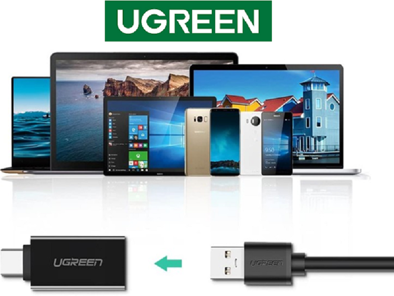 Ugreen 20808 Bộ chuyển đổi USB-C sang USB 3.0 A chính hãng