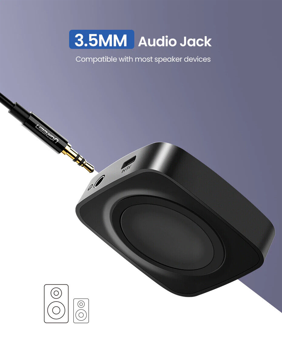 Ugreen 30444, Bộ thu Bluetooth 4.1 to Audio  có Jack 3.5mm Cao Cấp Chính Hãng