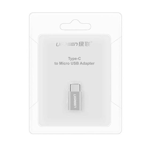 Ugreen 30511 Đầu chuyển đổi USB TYPE C sang MICRO USB vỏ nhôm