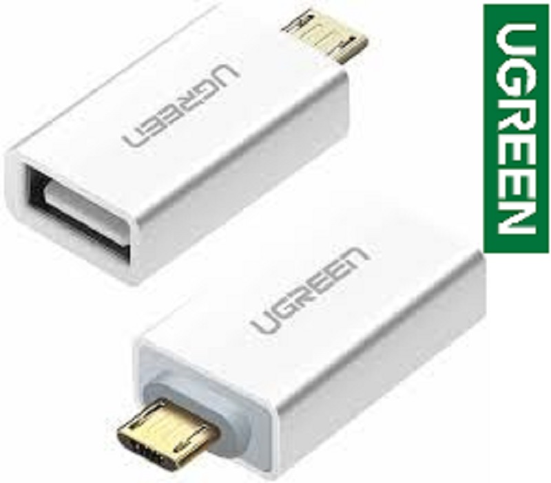 ugreen 30529 đầu chuyển đổi Micro USB sang USB 2.0 UGREEN Micro USB (Trắng)