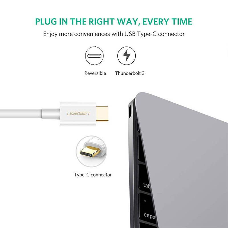 UGREEN 30841 Cáp chuyển USB C to HDMI dài 1,5m cao cấp