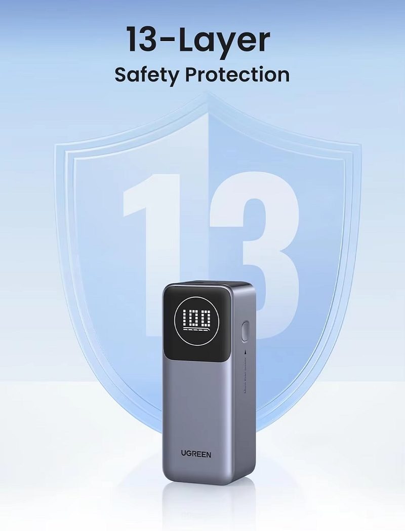UGREEN 35526B Pin dự phòng Sạc nhanh Nexode 12000mAh 100W , USB C chính hãng