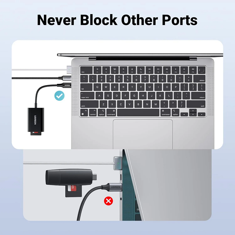Ugreen 35622 Đầu đọc thẻ SD/TF USB 3.0 chuẩn Type-C cao cấp (hỗ trợ thẻ 2TB)