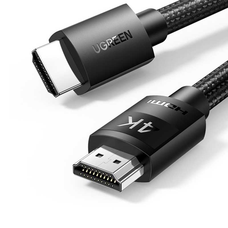 Ugreen 40104 - Cáp HDMI 1.4 dài 10M bọc nylon hỗ trợ độ phân giải 4K@30Hz