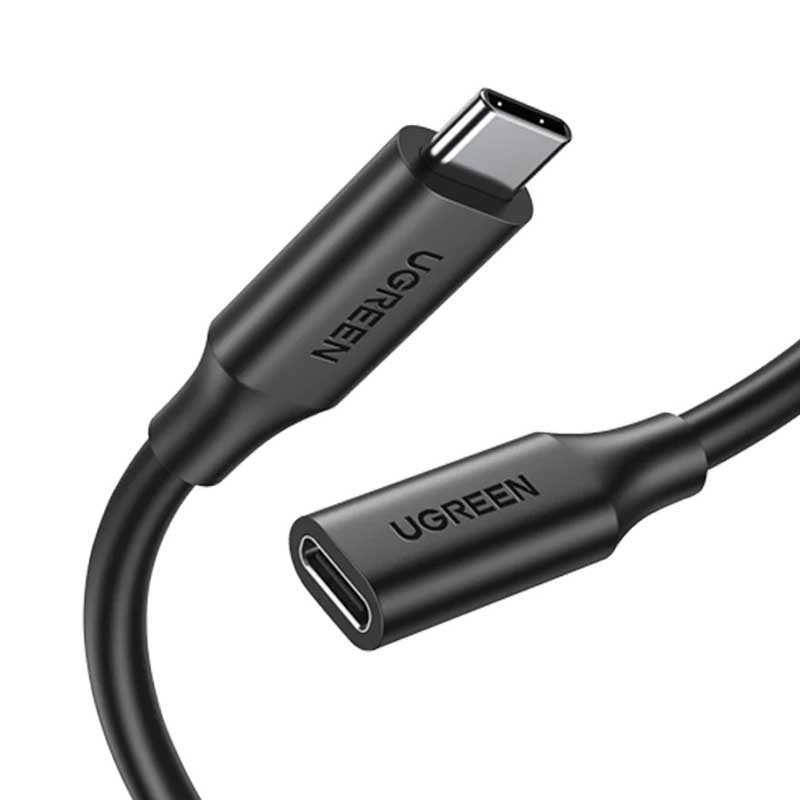 Ugreen 40574 Cáp nối dài USB Type-C (Male/Female) dài 0,5m  gen 1 5Gbps hỗ trợ 4K60Hz cao cấp