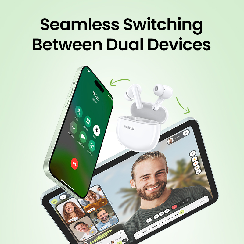 UGREEN 45110 Tai nghe bluetooth Ugreen HiTune P3 WS207 chống ồn
