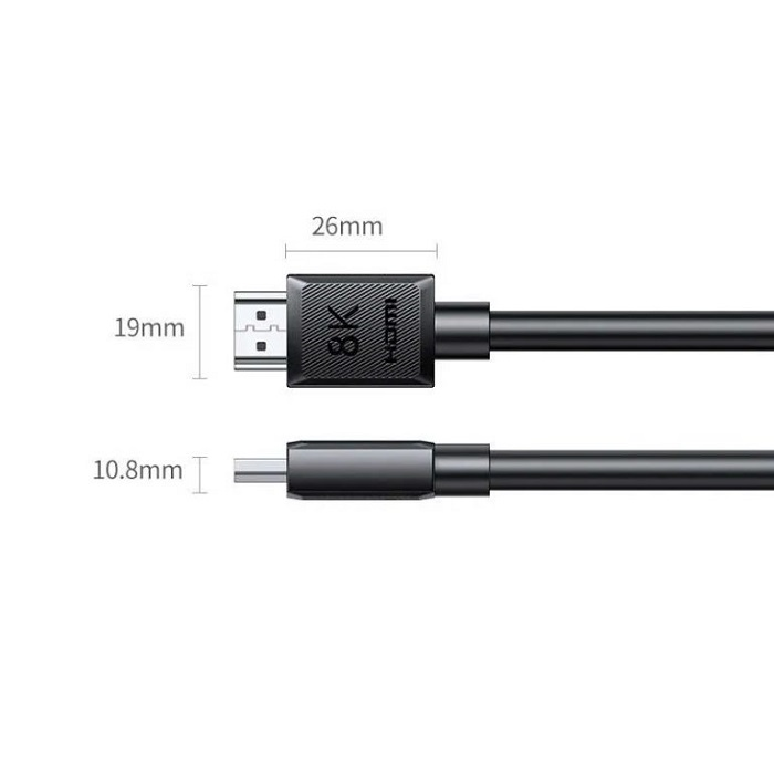UGREEN 45434 Dây, Cáp HDMI 2.1 dài 5M 8K@60Hz 48Gbps hỗ trợ HDR eARC, chính hãng