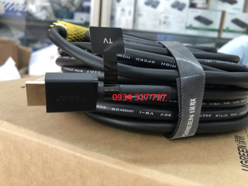 Ugreen - 50765 Dây, Cáp HDMI 50M Ugreen có IC khuế