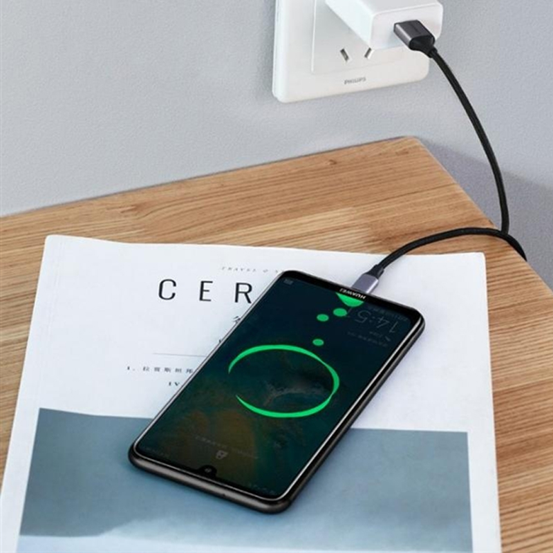 Ugreen 60146  Cáp Micro USB 2.0 US290 Kim loại 1M/Đen chính hãng