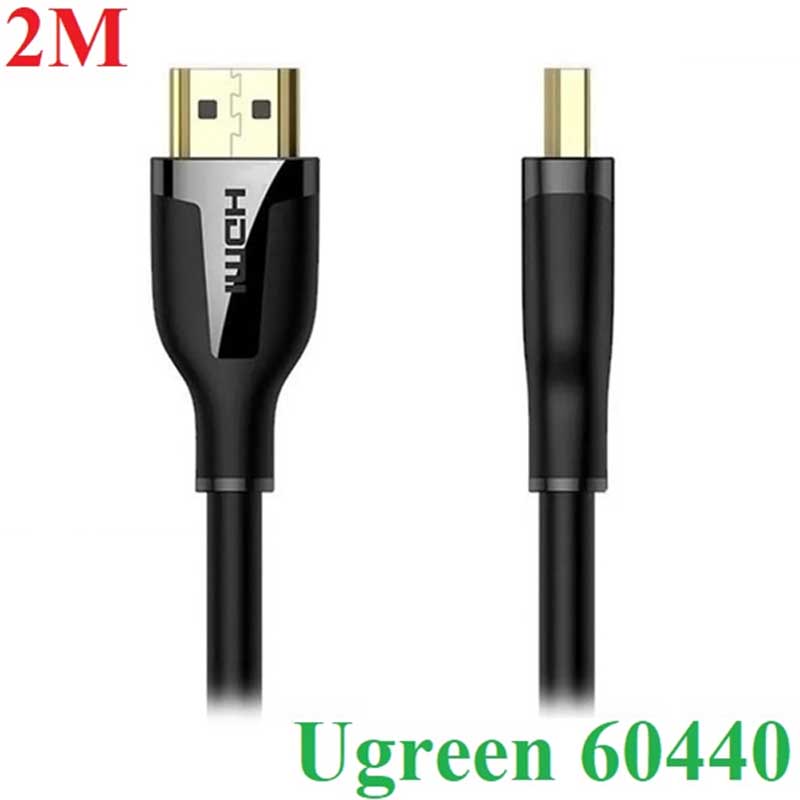 Ugreen 60440 Cáp HDMI UGREEN AM/AM 2m (Đen) cao cấp hỗ trợ độ phân giải 4K/60Hz