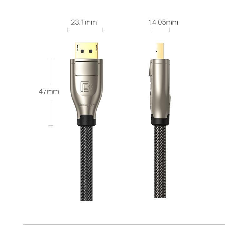 Ugreen 60842, Cáp Displayport 1.4 dài 5m 8K*2K 60Hz Cao Cấp