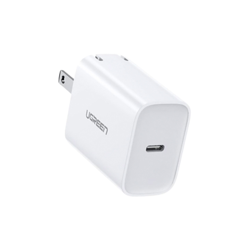 Ugreen 70149 Sạc nhanh UGREEN 30W PD Fast Charger US (White) chính hãng