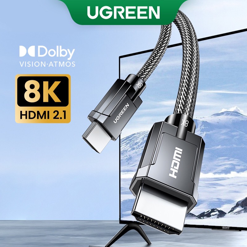 Ugreen 70319 Cáp HDMI 2.1 dài 1M độ phân giải 8K 60Hz cao cấp