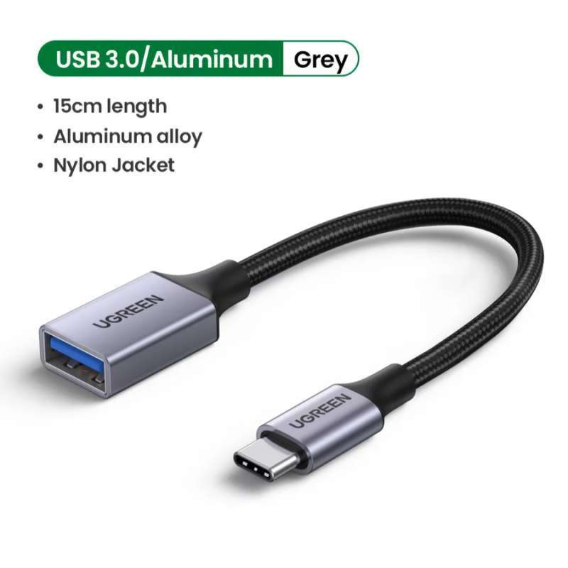 Ugreen 70889 Cáp chuyển USB Type C sang USB 3.0 OTG 25cm