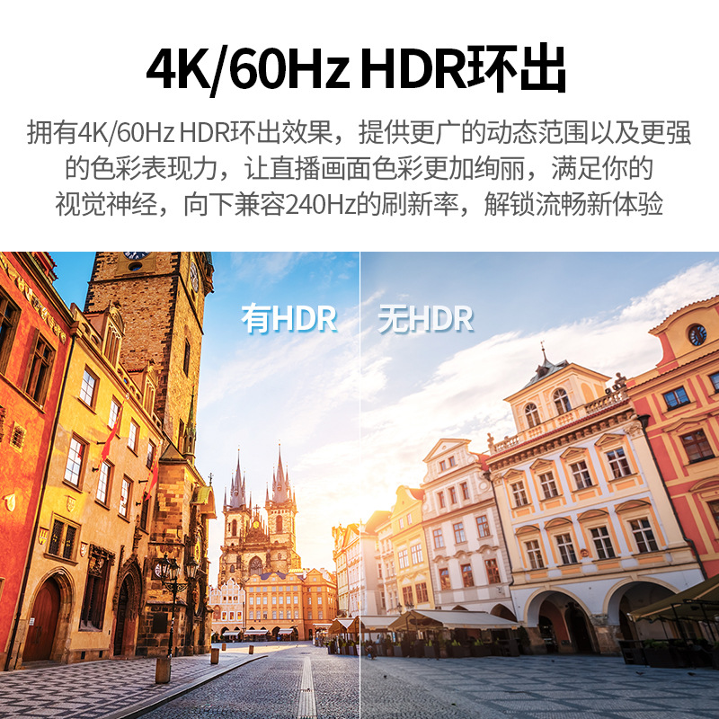 Ugreen 80687,Thiết bị ghi hình hỗ trợ Livestream Capture HDMI 4K@60Hz Chính Hãng