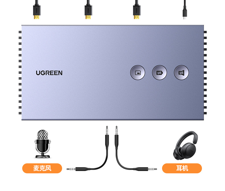 Ugreen 80688, Thiết bị ghi hình Capture Livestream HDMI hỗ trợ 4K Chính Hãng Cao Cấp