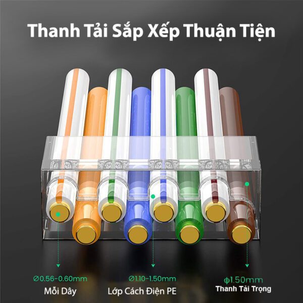 Ugreen 80827, Hạt mạng Cat6/Cat7 FTP Bọc Nhôm Chống Nhiễu ( Hộp 50c )