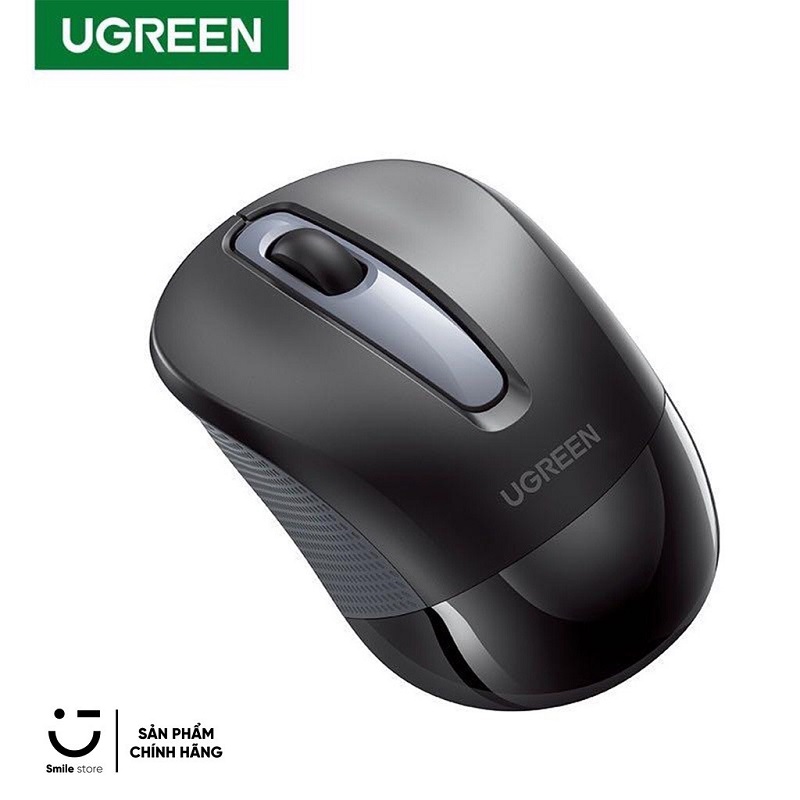 UGREEN 90371 Chuột Không Dây Không Tiếng Ồn Chuột Silent Click 2400 DPI - Chuột Êm Không Dây 2.4G