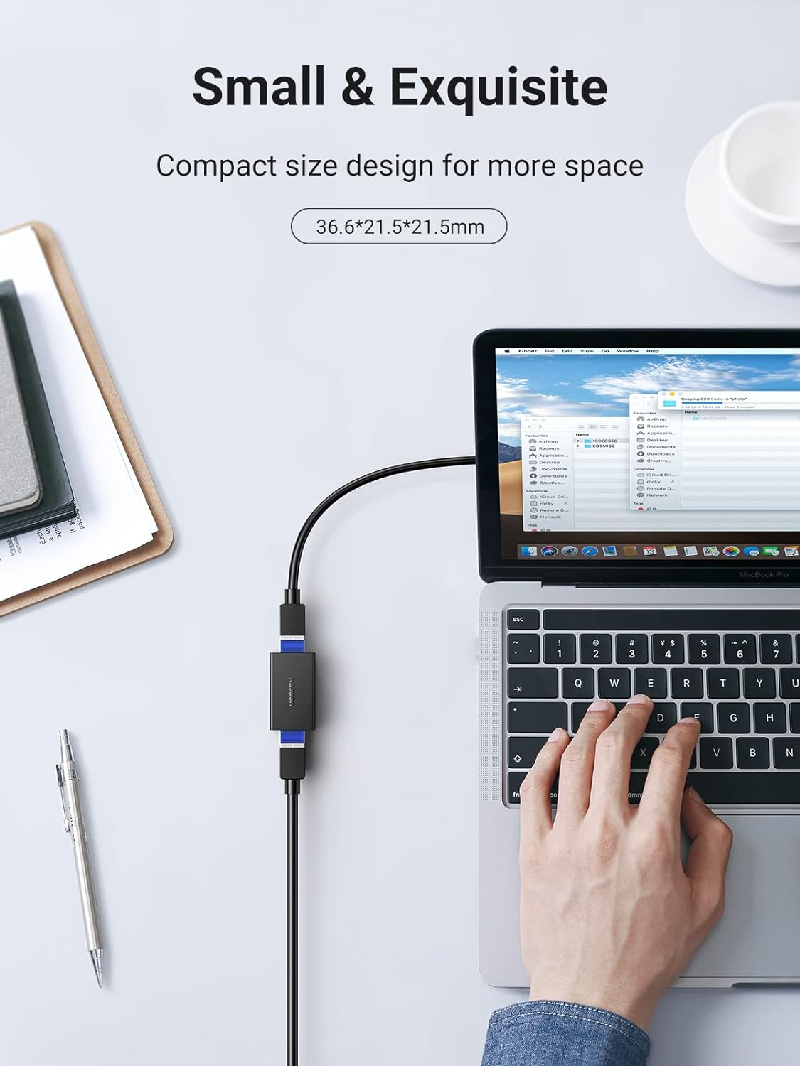 Ugreen 90821 Đầu nối dây mạng RJ45 chuẩn 10/100/1000Mbps chính hãng (2 chiếc/túi)