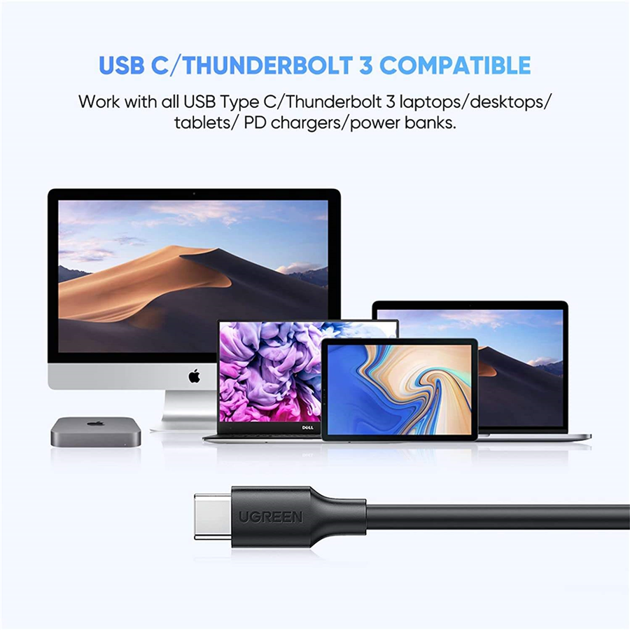 Ugreen 90995 Dây,Cáp chuyển đổi USB type-C to Micro USB 3.0 dài 0.25M chính hãng