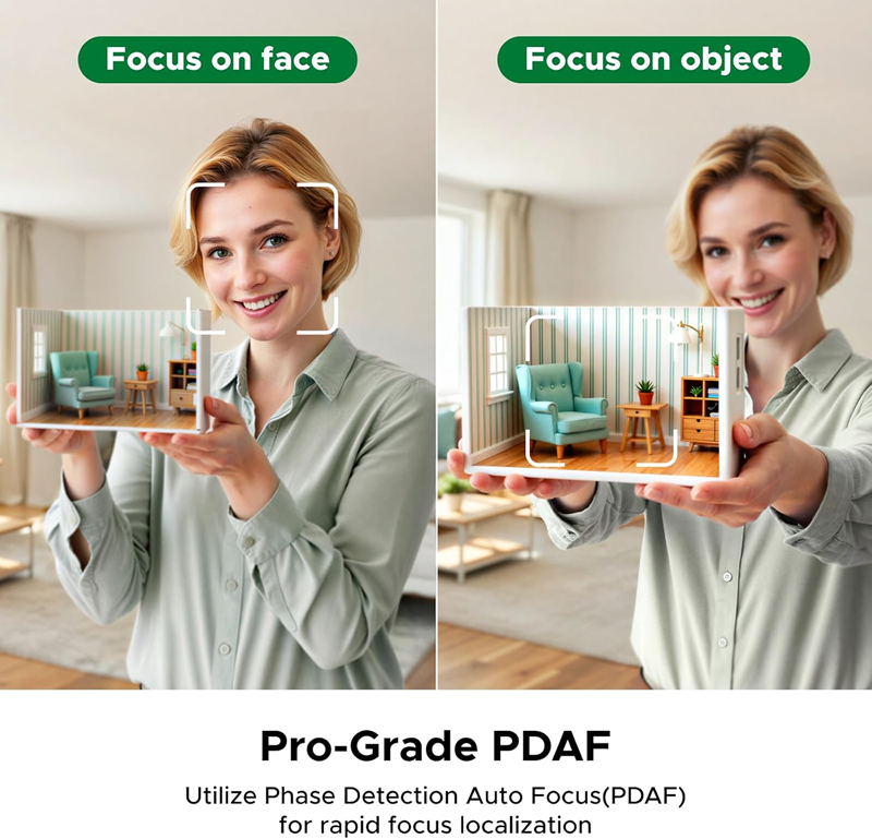 Webcam UGREEN 75726A FineCam Pro 4K với cảm biến 1/2 dành cho PC/Mac cao cấp