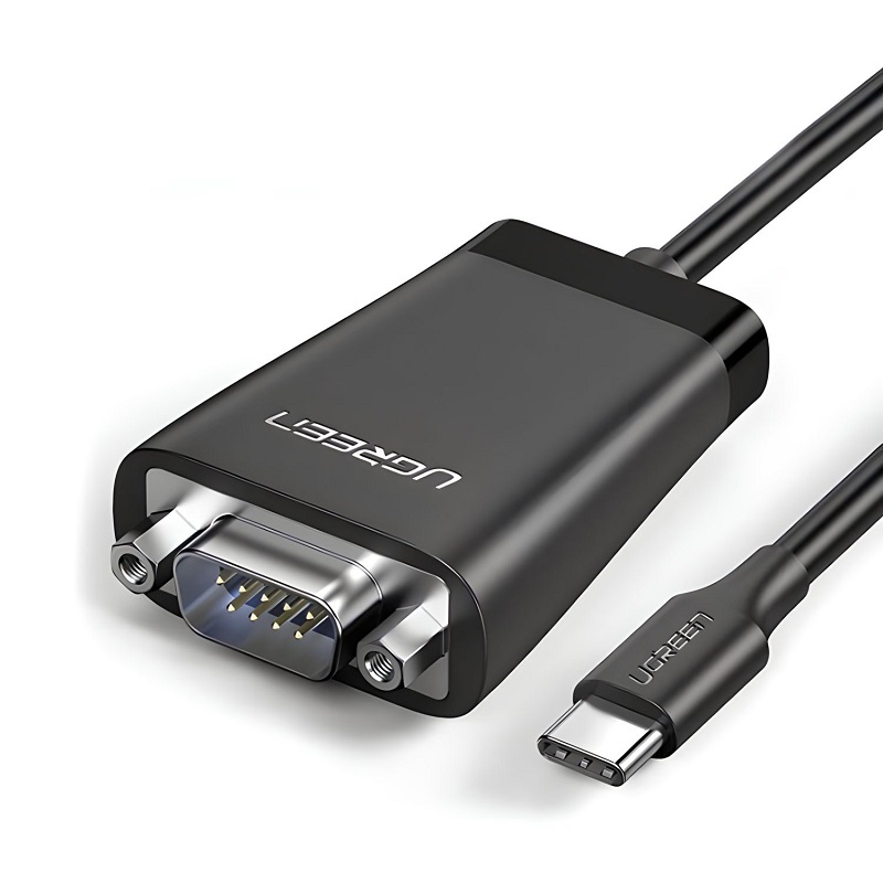 Ugreen 70612 cáp chuyển USB Type-C sang Com 9 chân RS232 dài 1.5M cao cấp