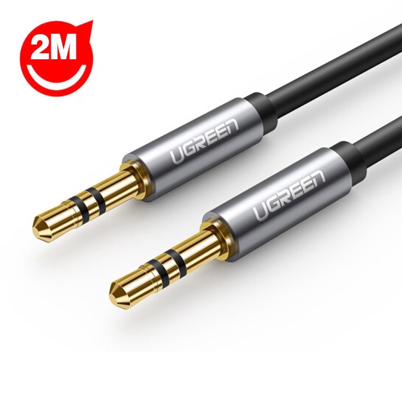 Ugreen 10735 cáp audio 2 đầu 3.5mm dài 2m(màu đen)