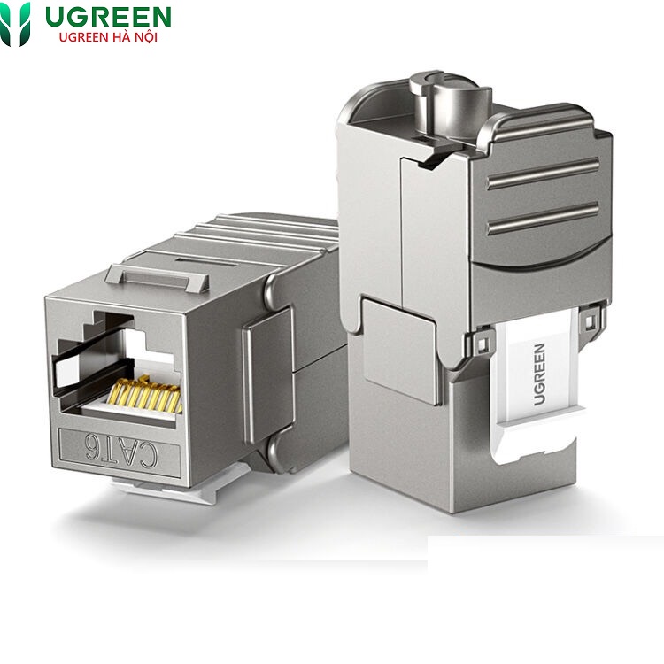 80451 Nhân ổ cắm mạng Cat6 FTP 1 gigabit Modular Connector Ugreen