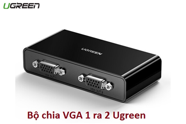 Bộ chia tín hiệu VGA 1 ra 2 màn hình Full HD Ugreen 80190 cao cấp