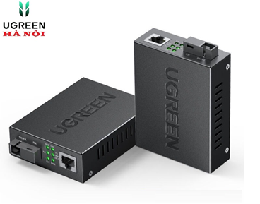 Bộ chuyển đổi quang điện 1 sợi SM tốc độ 1 Gigabit 0-20KM 80170 (2 chiếc) UGREEN