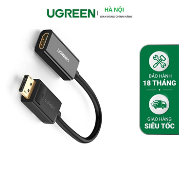 Cáp chuyển Displayport sang HDMI chính hãng Ugreen 40362 cao cấp