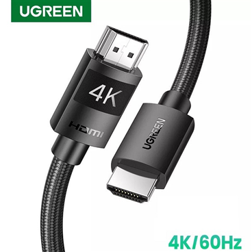 Ugreen 40102 Cáp HDMI 2.0 dài 3M bọc nylon hỗ trợ độ phân giải 4K@60Hz  cao cấp