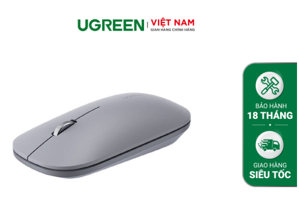 Chuột không dây UGREEN MU001 90373 Tốc độ chuột 4000 DPI - Hàng phân phối chính hãng