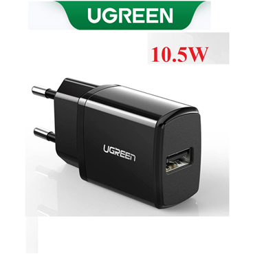 Củ sạc điện thoại 5V/2.1A công suất 10.5W USB-A Ugreen 50459 cao cấp