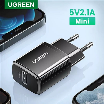 Củ sạc điện thoại USB-A 5V- 2.1A Ugreen 50459 cao cấp