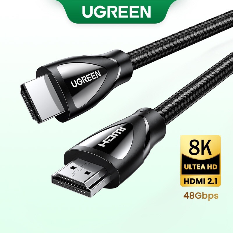 Dây, Cáp HDMI 2.1 dài 1M Ultra HD 8K @ 60Hz Ugreen 80401 Cao Cấp