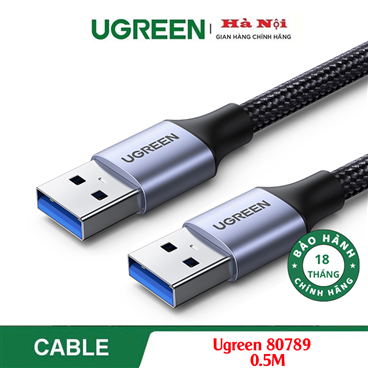 Ugreen 80789 Dây - Cáp USB 3.0 nối hai đầu dương dương dài 0.5M chính hãng  cao cấp