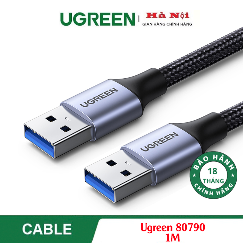 Ugreen 80790 Dây - Cáp USB 3.0 nối hai đầu dương dương dài 1M chính hãng  cao cấp