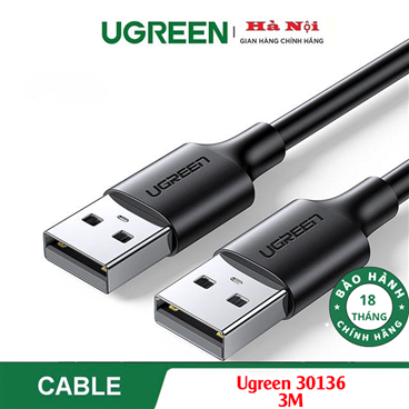Ugreen 30136 Dây - Cáp USB 3.0 nối hai đầu dương dương dài 3M chính hãng cao cấp