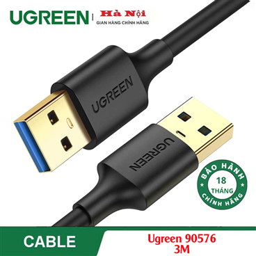 Ugreen 90576 Dây - Cáp USB 3.0 nối hai đầu dương dương dài 3M chính hãng cao cấp