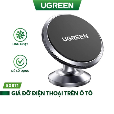 Giá đỡ điện thoại từ tính UGREEN 50871 Dùng trên ô tô - Lực hít mạnh