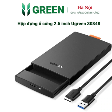 HDD Box đựng ổ cứng 2.5 inch cao cấp Ugreen 30848  USB 3.0