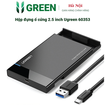 Hộp đựng ổ cứng Ugreen 60353 USB 3.0,HDD Box  2.5Inch