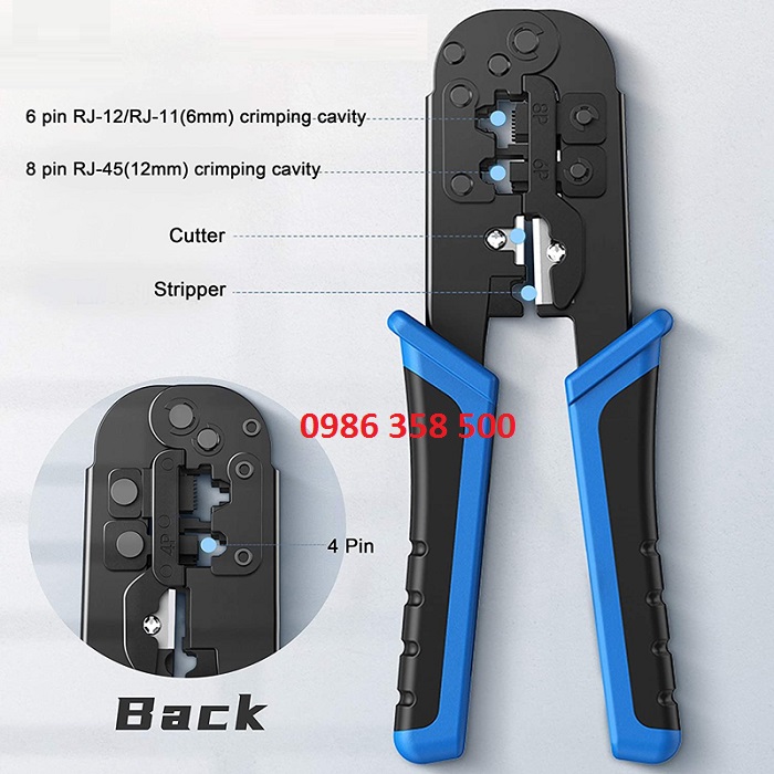 Kìm bấm mạng RJ45/RJ11 chính hãng Ugreen 20102 chính hãng