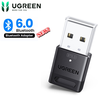 Thiết bị USB Bluetooth 6.0 Dongle EDR & BLE cho PC Ugreen 75073/CM748 cao cấp
