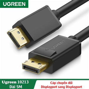Ugreen 10213, Cáp Displayport to Displayport Ugreen 10213 dài 5M Cao Cấp