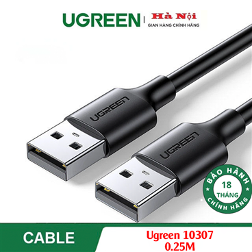 Ugreen 10307 Dây - Cáp USB 3.0 nối hai đầu dương dương dài 0.25M chính hãng  cao cấp